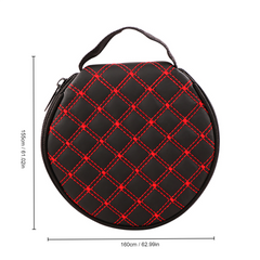 منظم أقراص CD/DVD محمول - علبة تخزين مقاومة للماء بسعة 20 قرصًا للسيارة والمنزل والسفر