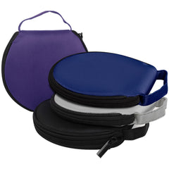 Portable CD/DVD Case Holder – 20 Disc Capacity Oxford Fabric Storage Wallet for Car, Home & Travel