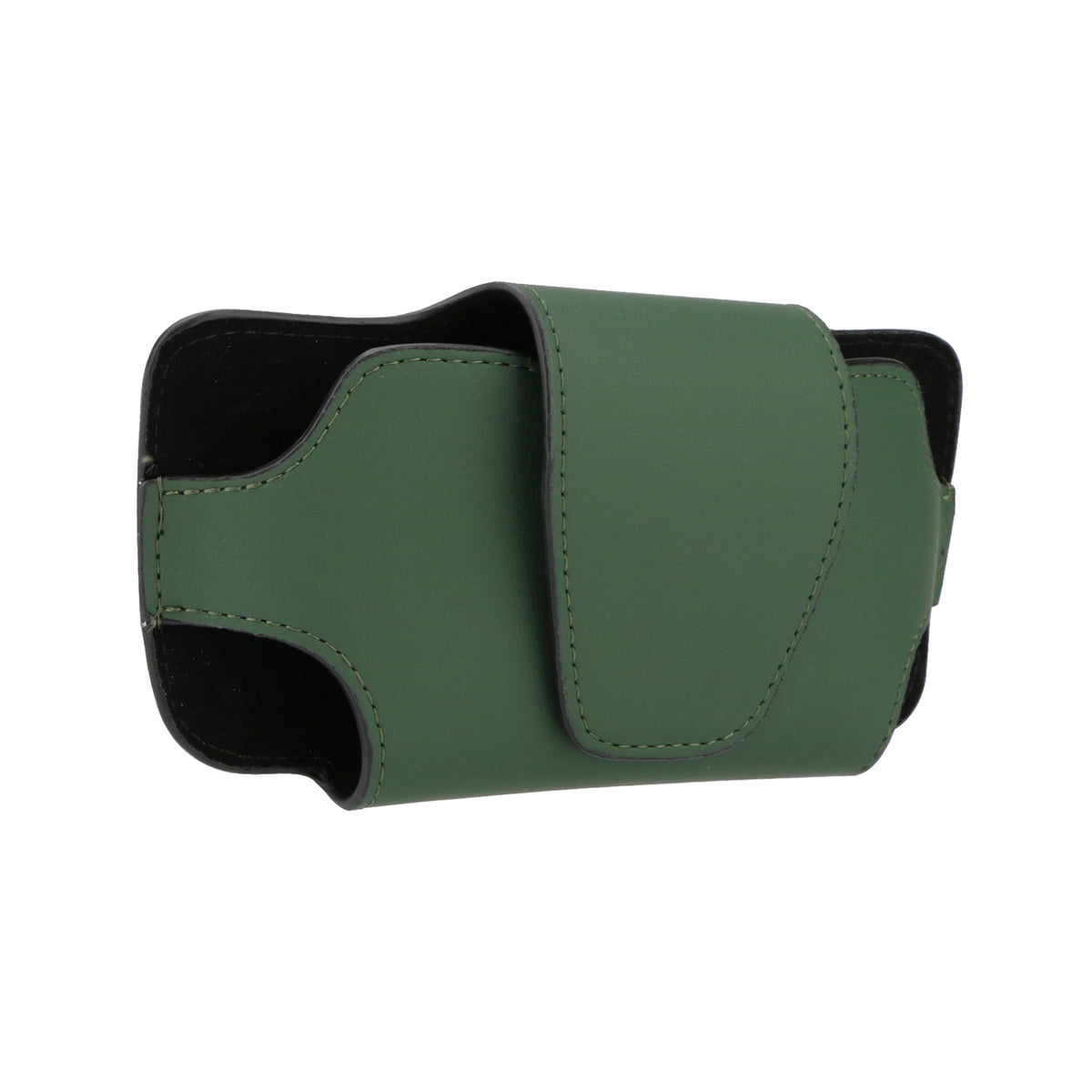 Car Sun Visor Sunglasses Holder – PU Leather Universal Eyeglasses Organizer Case with Hidden Magnetic Closure