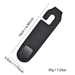 PU Leather Car Seat Headrest Hooks – Backseat Organizer Hangers for Purse, Groceries, Coat & Handbag – Universal Fit Vehicle Accessories (Set of 1)