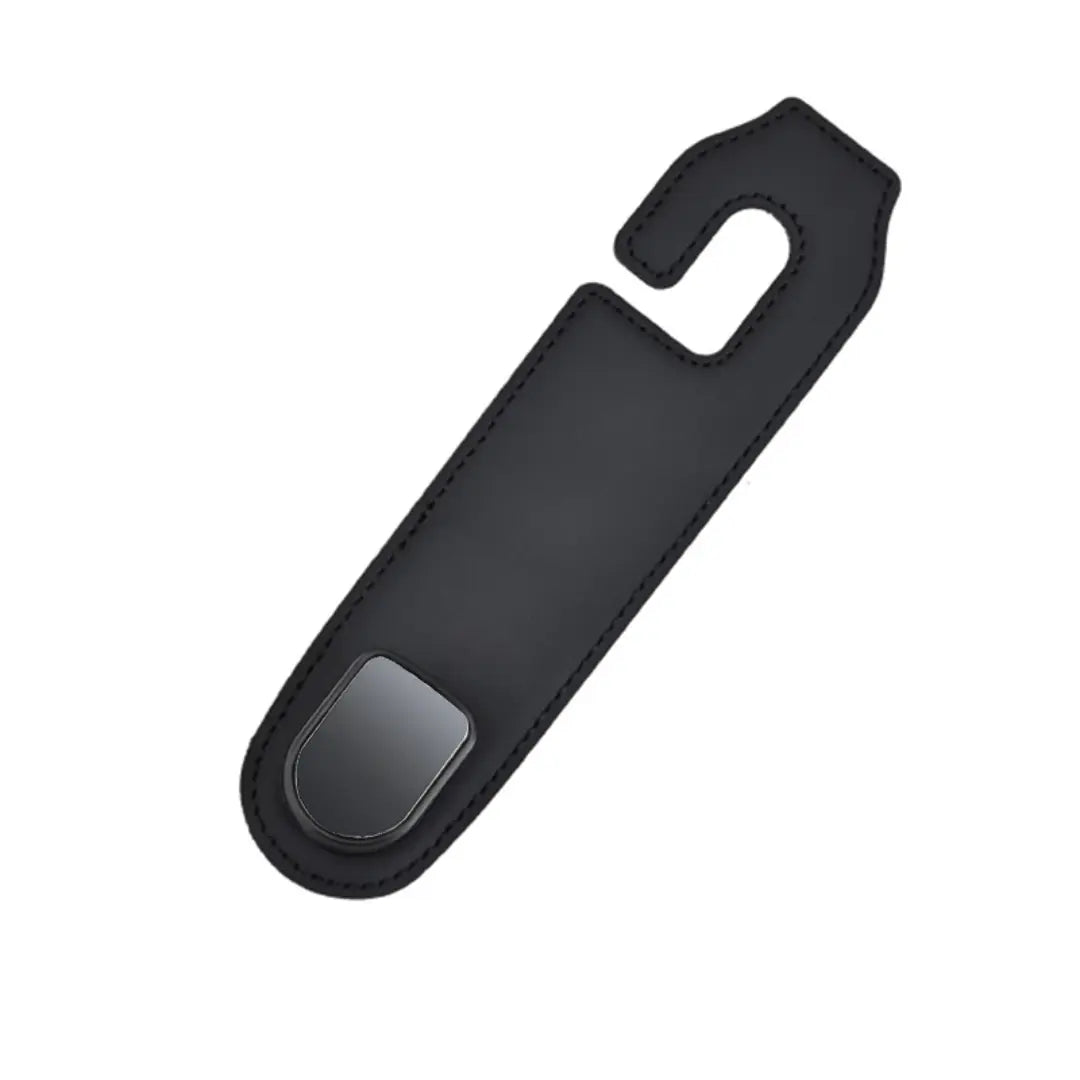 PU Leather Car Seat Headrest Hooks – Backseat Organizer Hangers for Purse, Groceries, Coat & Handbag – Universal Fit Vehicle Accessories (Set of 1)