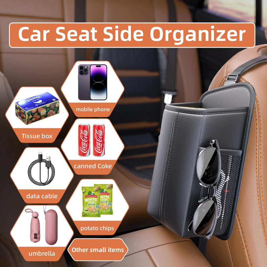Multipurpose Car Seat Side Organizer Bag 