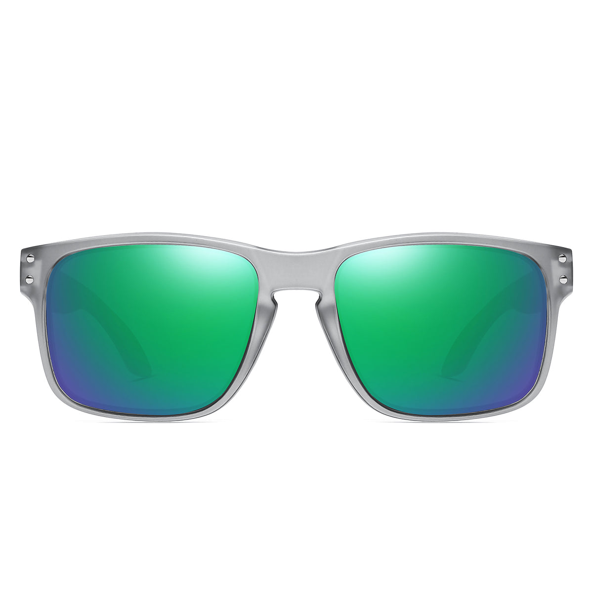 OOLVS Men Sports Polarized Sunglasses, Driving Fishing Cycling Square Sun Glasses, Protective Glasses, Classic Women Spectacles Fashion Frame Gafas De Sol